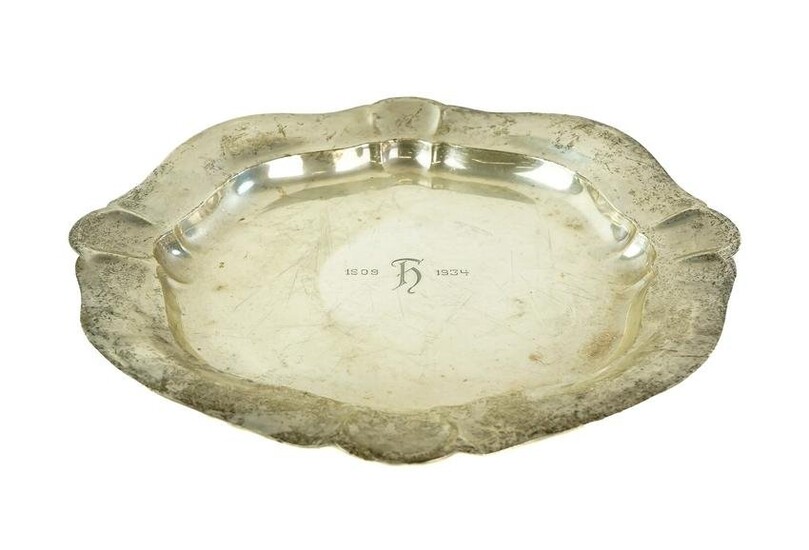 Reed and Barton Sterling Silver Scalloped Dish