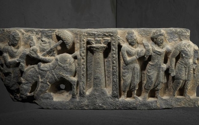 Relief architectural Art du Gandhâra, ca… Calendrier Art Précolombien - Art d’Asie - Nouvelle… Lot n° 64