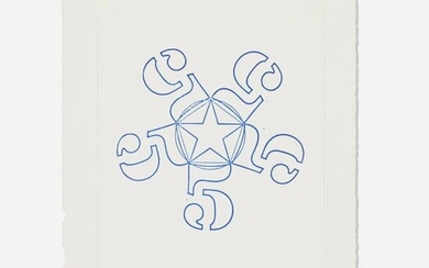 Robert Indiana, 55555 (from Stamped Indelibly)