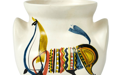 Roger CAPRON (1922-2006) Vase à oreilles - circa 1960
