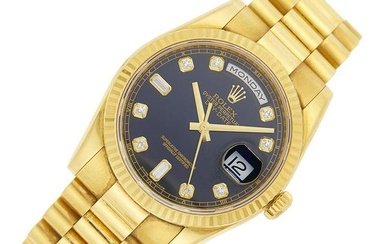 Rolex Gentleman's Gold 'Day-Date President' Wristwatch, Ref. 118238