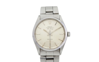 Rolex, a stainless steel Oyster Perpetual Air-King Precision...