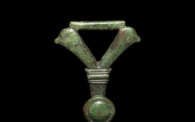 Roman Strap Fitting with Dolphins