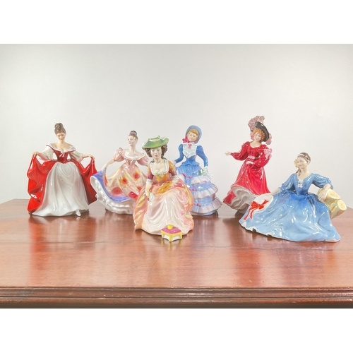 Royal Doulton: a collection of six figures comprising "Elyse...