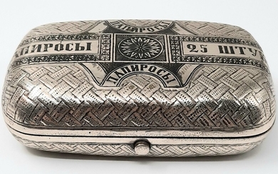 Russian Silver Tobacco Box