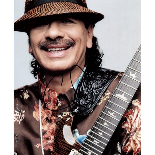 SANTANA CARLOS: (1947- ) Mexican-American Guitarist & Musici...