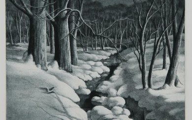 Samuel Margolies, Winter Wonderland, Etching