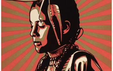 Shepard Fairey (1970), The Black Hills Are Not For Sale (2012)