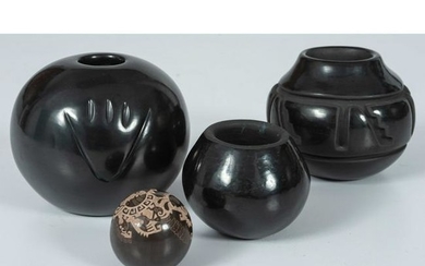Sherry Tafoya (Santa Clara, b. 1956) Blackware Jar