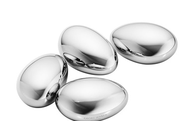 Sky by Georg Jensen Stainless Steel Ice Cube Set of 4 Pieces Modern - New