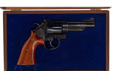 **Smith &amp; Wesson Texas Ranger Commission Sesquicentennial Commemorative Revolver Model 19-3 in Box