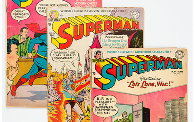 Superman Group of 13 (DC, 1953-57) Condition: Average GD....