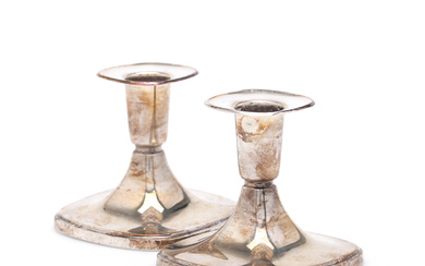 TORE ELDH. A pair of silver candlesticks, Ceson, 830, weight incl filling 259 grams, 1970s.