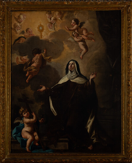 The Ecstasy of St Theresa, Italian or Spanish Baroque school of the 17th century