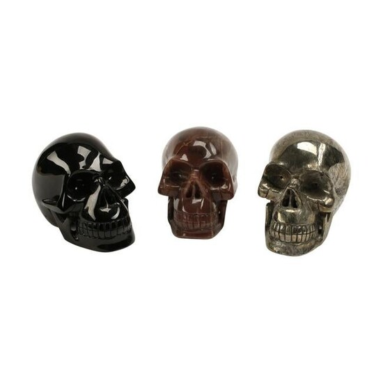 Three Decorative Skulls.