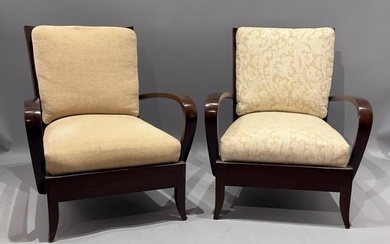 Two Dakota Jackson Lounge Chairs
