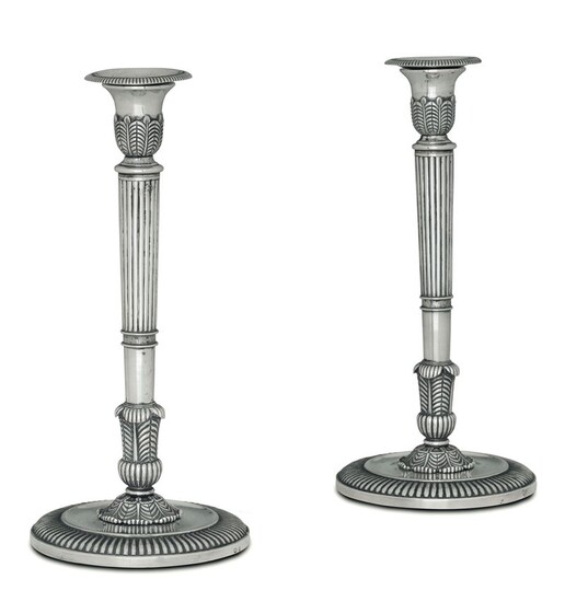 Two candle holders, Italy, 19th century