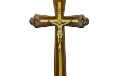 Ukrainian Carved Wood Crucifix