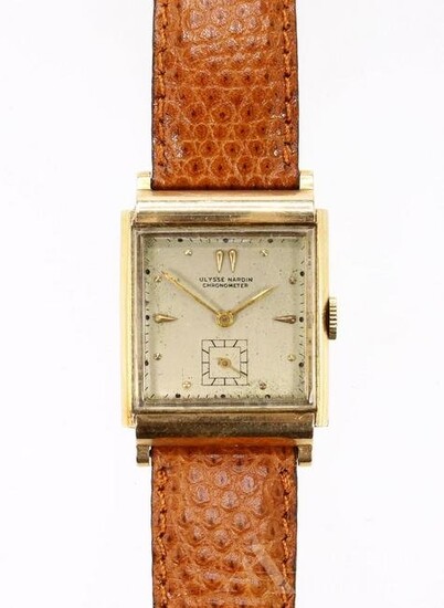 Ulysse Nardin 14KY Gold Chronometer Watch