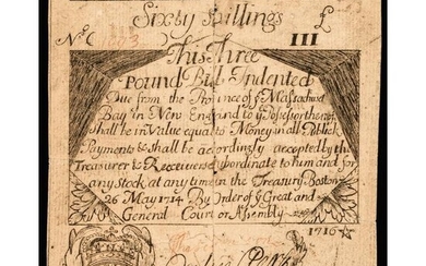 Unique May 26, 1714 Boston, MA. 60s Redated 1716