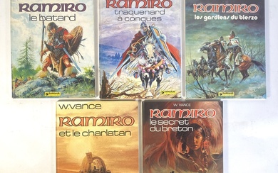 VANCE - RAMIRO Lot de 5 albums de Ramiro : - Ramiro Le Batard, Édition...