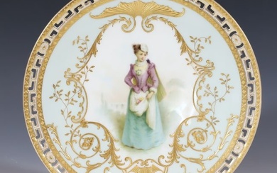 VICTORIAN MINTONS PLATE