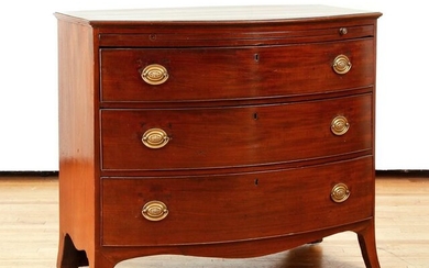 Victorian Mahogany Bow Front Chest of Drawers