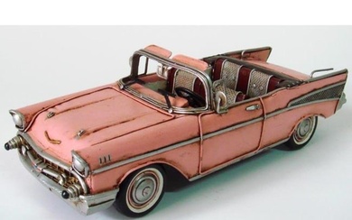 Vintage 1957 Pink Bel Air Nomad Model Car
