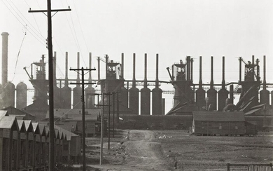 WALKER EVANS (1903-1975) Steelmill and workers' houses