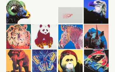 WARHOL ANDY (1930 - 1987) Andy Warhol "Endangered Species" portfol