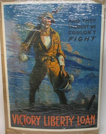 WW1 AND THEY THOUGHT WE COULDN'T FIGHT POSTER