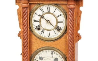 Waterbury Calendar Shelf Clock