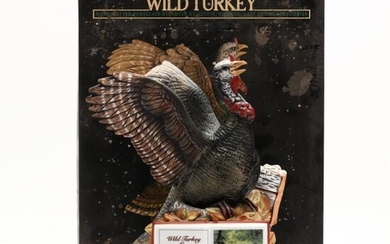 Wild Turkey Bourbon Whiskey in Porcelain Decanter