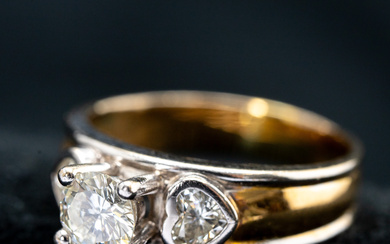 solitaire diamond ring.