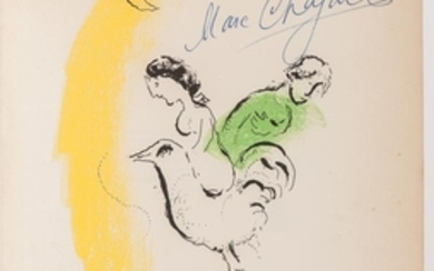 Chagall, Marc (1887-1985) Jacques Lassaigne's Chagall , Signed by Marc Chagall.