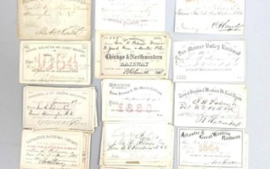 Small Group of Railroad Annual Passes