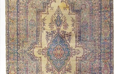 11 x 18 Antique Large Persian Kerman Rug Majestic