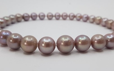 12x14.5mm Edison Pearls - 14 kt. White gold - Necklace