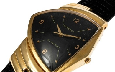 14K Gold Hamilton Ventura Men's VTG Electric Watch