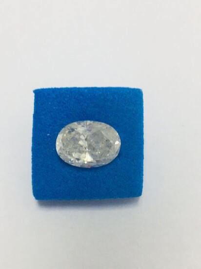 1.61t Natural oval Cut diamond colour,i2 clarity,clarity enhanced