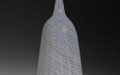 Archimede Seguso, Monumental Merletto vase, model 6833