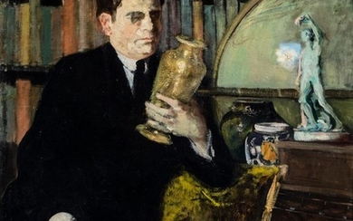 Guglielmo Janni (Roma 1892 - 1958), Portrait of lawer Tancredi, 1922