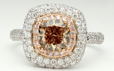 18 kt. Gold - Ring - 1.56 ct Diamond - Diamonds