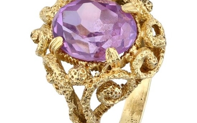 18 kt. Gold - Ring - 2.44 ct Spinel