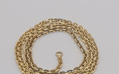 18 kt. Yellow gold - forced mesh necklace