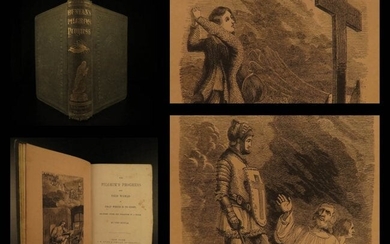1859 Pilgrim’s Progress John Bunyan Illustrated Demons