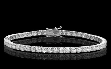 18k White Gold 7.91ct Diamond Bracelet