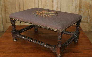 19th C. or Earlier English Spindle Turned Bench