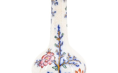 19th Cent. English Chinoiserie Cracked Porcelain Vase