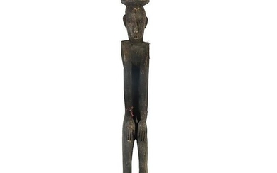 19th Century Ifugao Tribe Large Carved Wood Figural